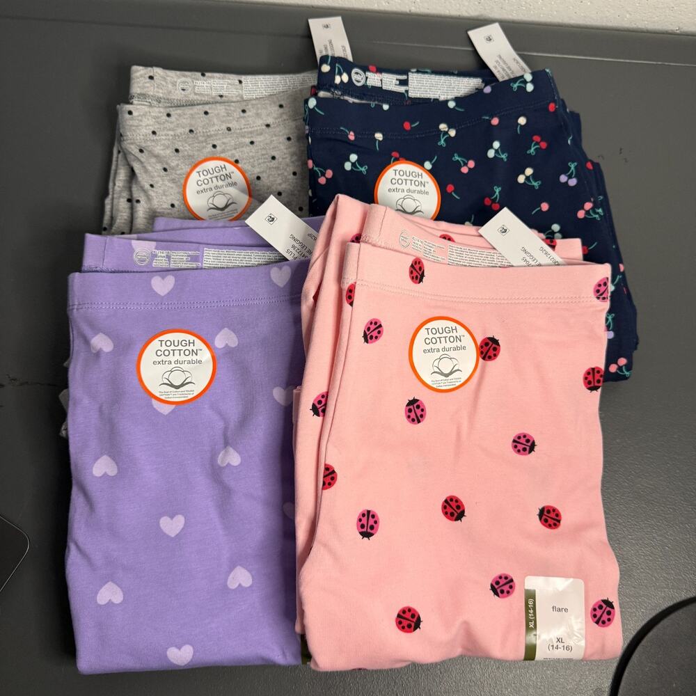 4 Wonder Nation Girls Knit Flare Leggings Size XL (14-16)
